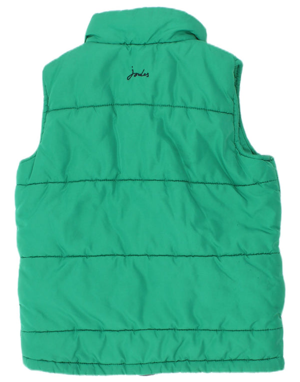 Joules Boys Padded Gilet 2-3 Years Green Polyester