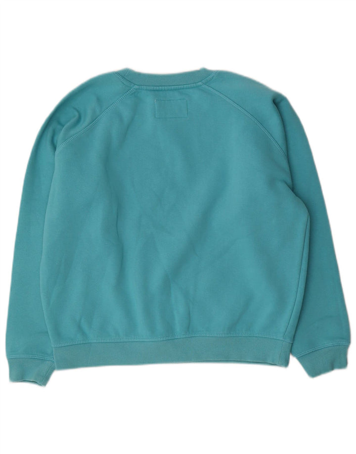 Jack Wills Womens Oversized Sweatshirt Jumper UK 8 Small Blue Cotton