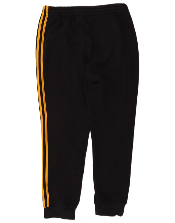 ADIDAS Mens Tracksuit Trousers Joggers Large  Black Cotton
