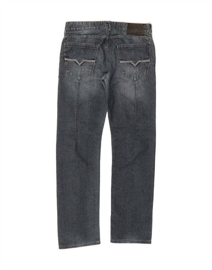 GUESS Mens Straight Jeans W32 L34 Blue Cotton Vintage Guess and Second-Hand Guess from Messina Hembry 