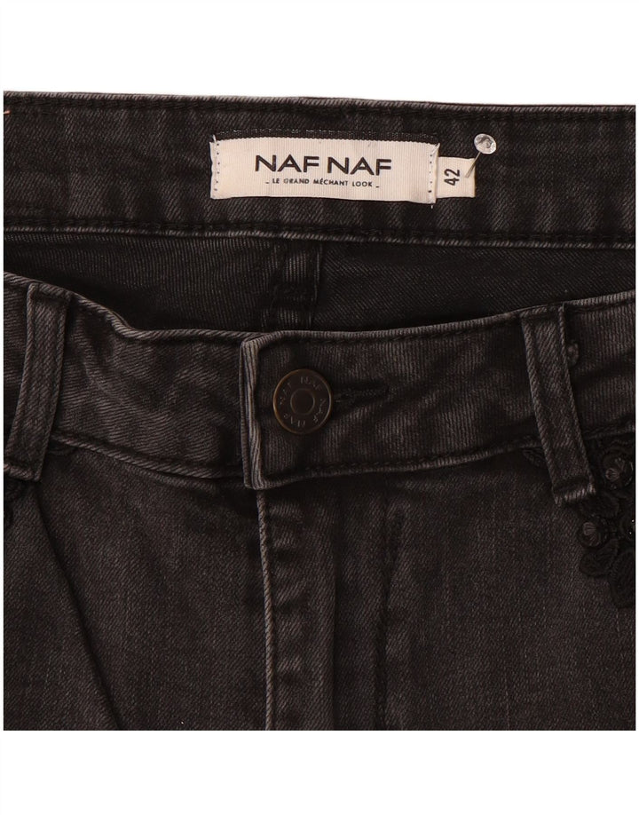 Naf Naf Womens Slim Jeans EU 42 Large W34 L28 Grey