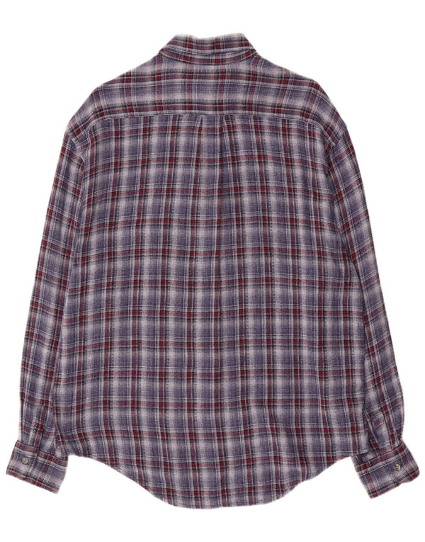 Calvin Klein Jeans Mens Flannel Shirt Large Blue Check