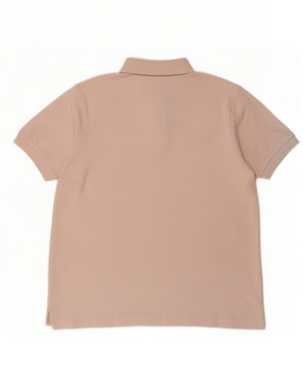 Lacoste Mens Polo Shirt Size 5 Large Pink