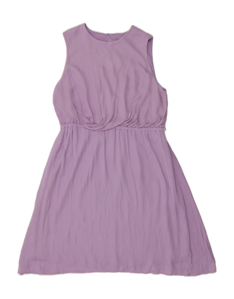 MOSSIMO Womens Sleeveless A-Line Dress UK 18 XL Purple Polyester Vintage Mossimo and Second-Hand Mossimo from Messina Hembry 