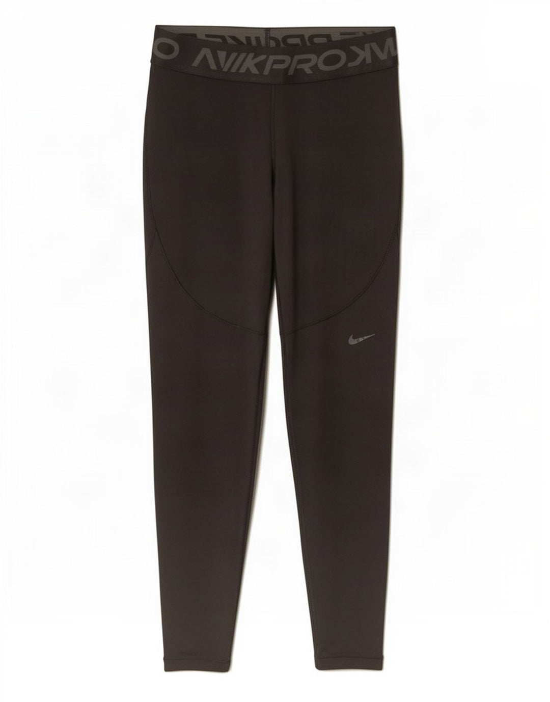 Nike Womens Therma-Fit Graphic Leggings UK 12 Medium Black Polyester