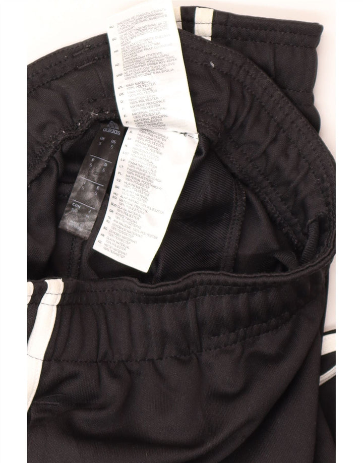 ADIDAS Mens Tracksuit Trousers Small  Black Polyester