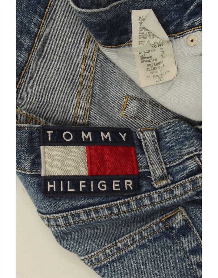 Tommy Hilfiger Mens Straight Jeans W30 L30 Blue Cotton