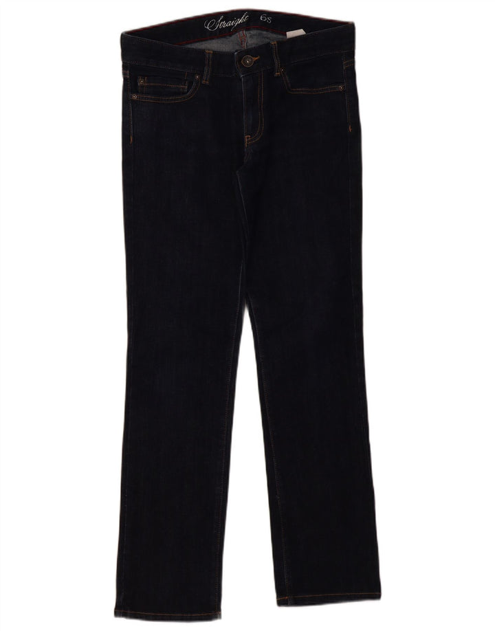 Tommy Hilfiger Womens Straight Jeans US 6 Medium W32 L30 Navy Blue