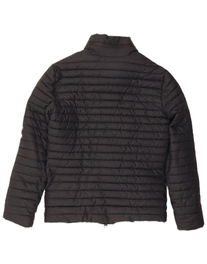 Superdry Mens Padded Jacket UK 38 Medium Black Polyester