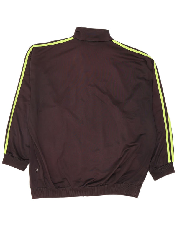 Adidas Mens Tracksuit Top Jacket UK 46/48 XL Black Polyester