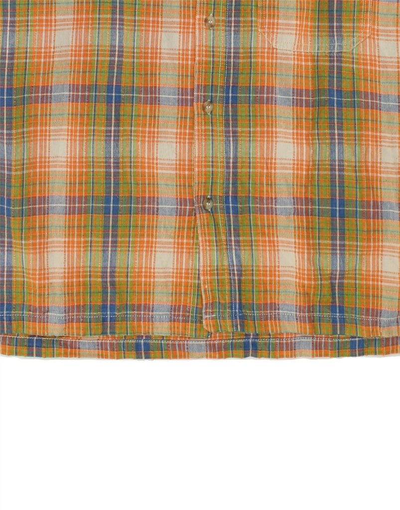 VINTAGE Mens Shirt XL Multicoloured Check Cotton | Vintage Vintage | Thrift | Second-Hand Vintage | Used Clothing | Messina Hembry 