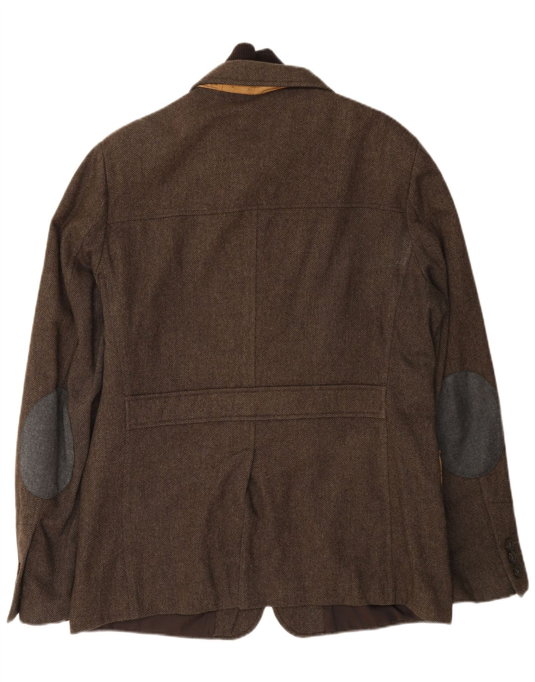 ALVIERO MARTINI Mens 3 Button Blazer Jacket IT 52 XL Brown Wool