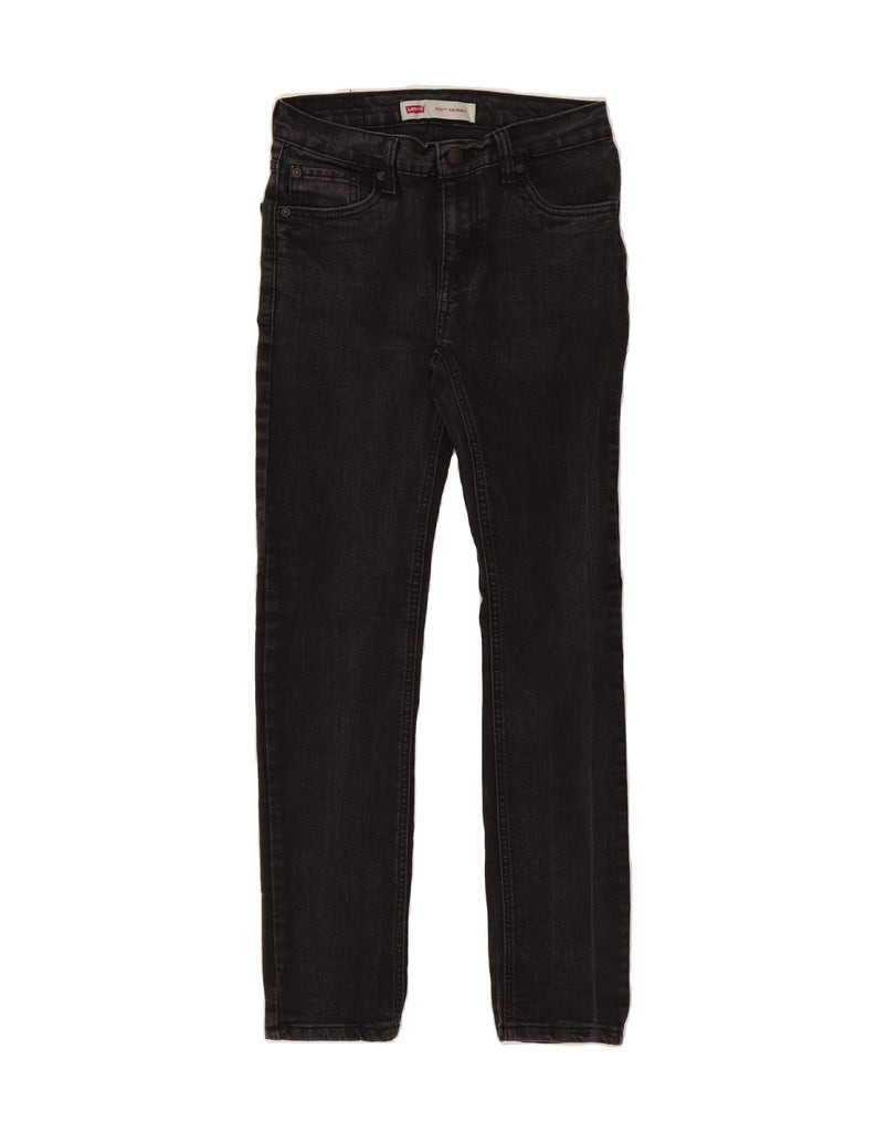 LEVI'S Boys 510 Skinny Jeans 15-16 Years W28 L30 Black Cotton Vintage Levi's and Second-Hand Levi's from Messina Hembry 