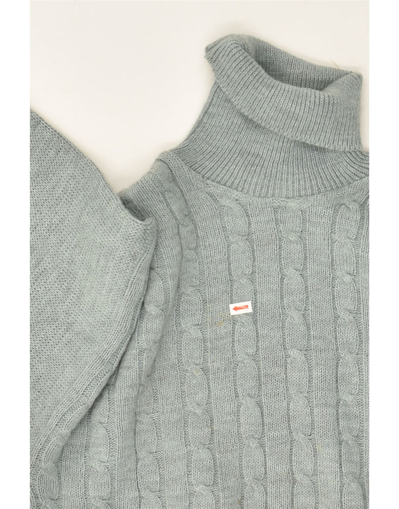 VINTAGE Womens Roll Neck Jumper Sweater UK 16 Large Grey | Vintage Vintage | Thrift | Second-Hand Vintage | Used Clothing | Messina Hembry 