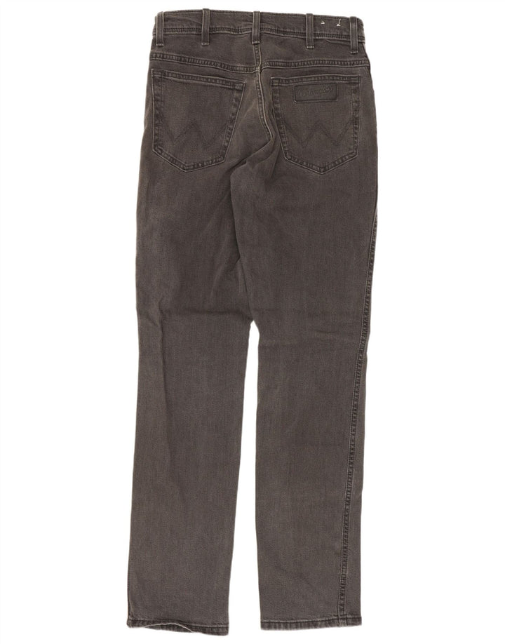 Wrangler Mens Texas Slim Jeans W30 L32 Grey Cotton