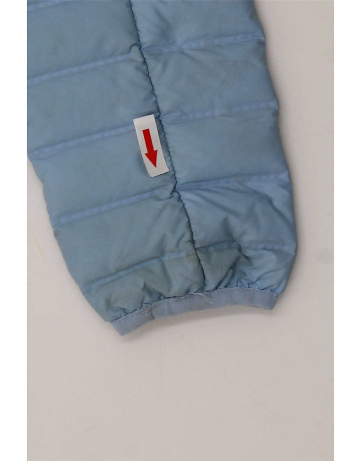 Adidas Womens Padded Jacket UK 4/6 XS Blue Polyester