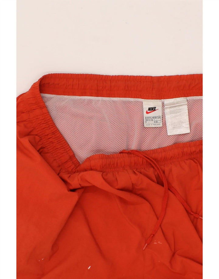 NIKE Mens Graphic Swimming Shorts 2XL  Red Polyester Vintage Nike and Second-Hand Nike from Messina Hembry 