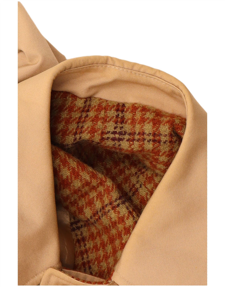 Vintage Womens Overcoat UK 12 Medium Beige