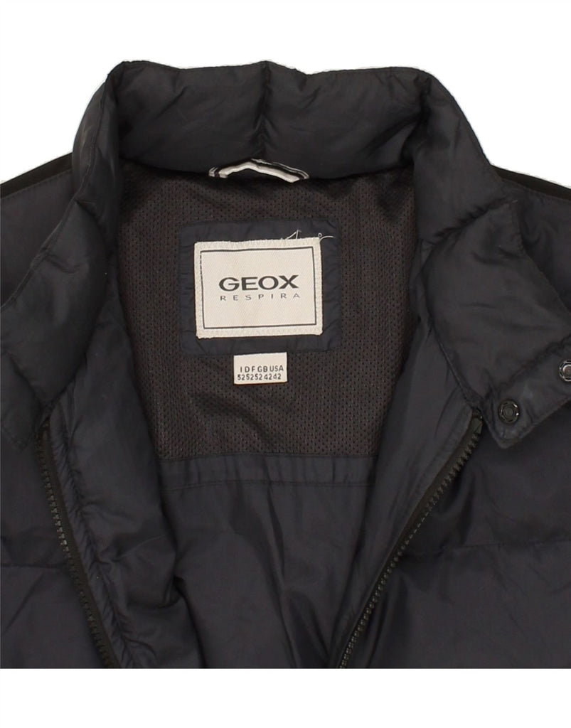 GEOX Mens Padded Jacket UK 42 XL Navy Blue Polyester Vintage Geox and Second-Hand Geox from Messina Hembry 