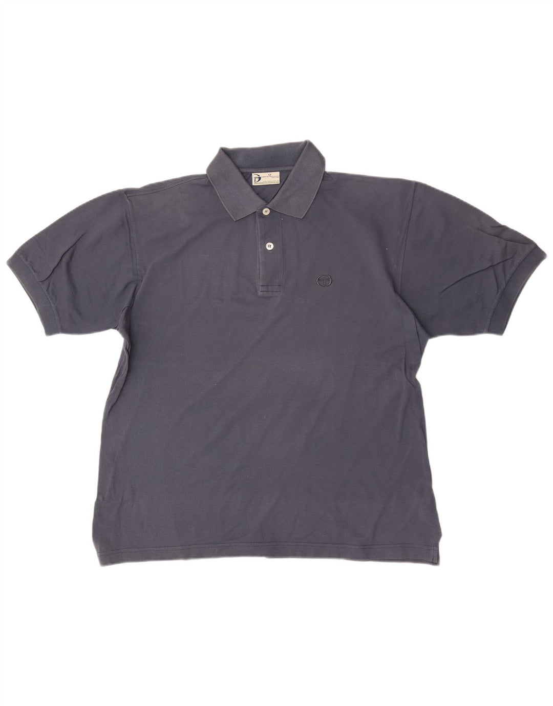 Sergio Tacchini Mens Polo Shirt Large Navy Blue