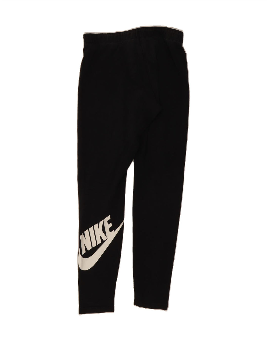 NIKE Womens Graphic Leggings UK 14 Medium  Black Cotton Vintage Nike and Second-Hand Nike from Messina Hembry 