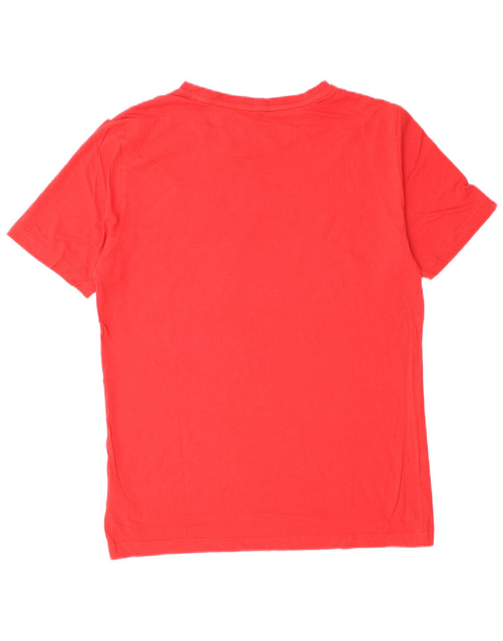Puma Mens Graphic T-Shirt Top Small Red Cotton