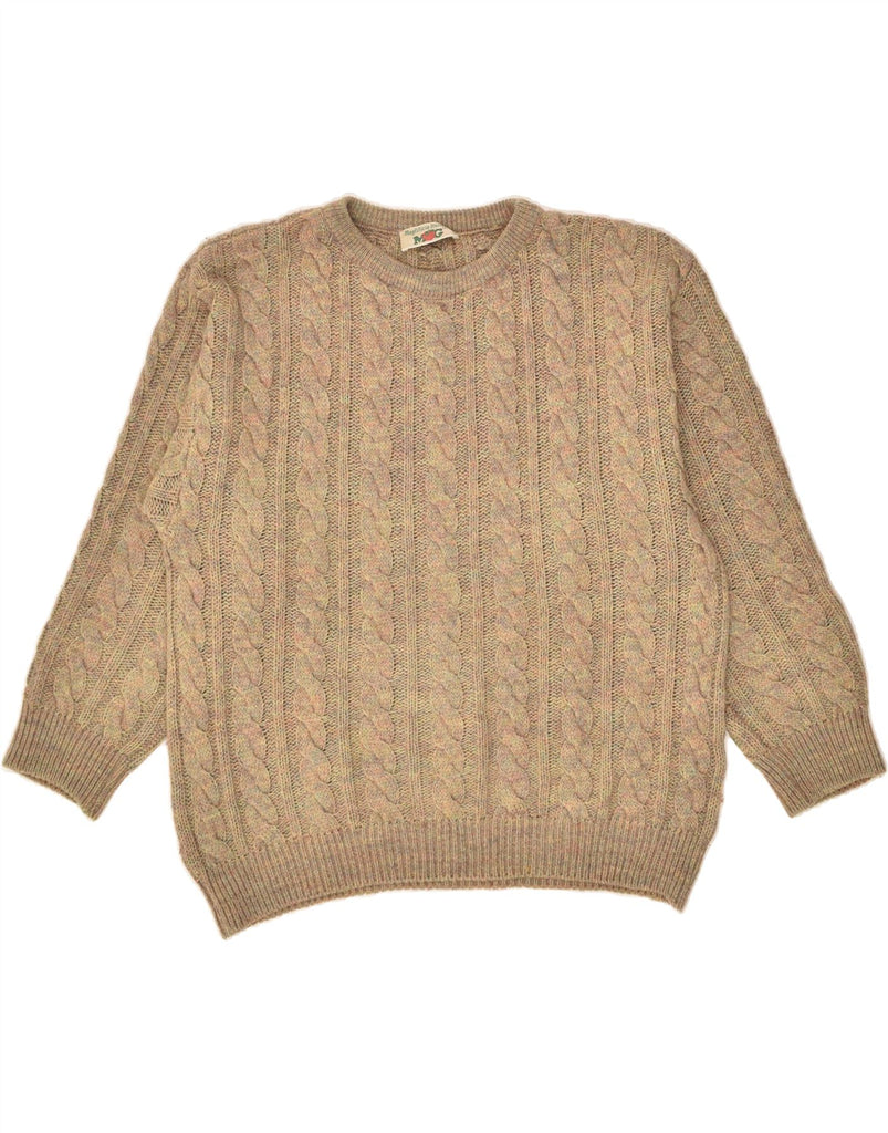 VINTAGE Womens Crew Neck Jumper Sweater UK 18 XL Brown | Vintage Vintage | Thrift | Second-Hand Vintage | Used Clothing | Messina Hembry 