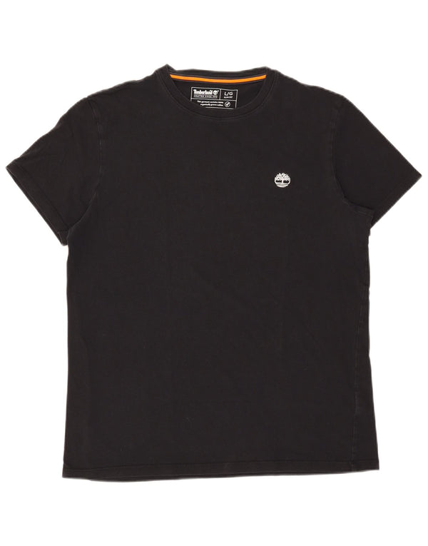 Timberland Mens Slim Fit T-Shirt Top Large Black