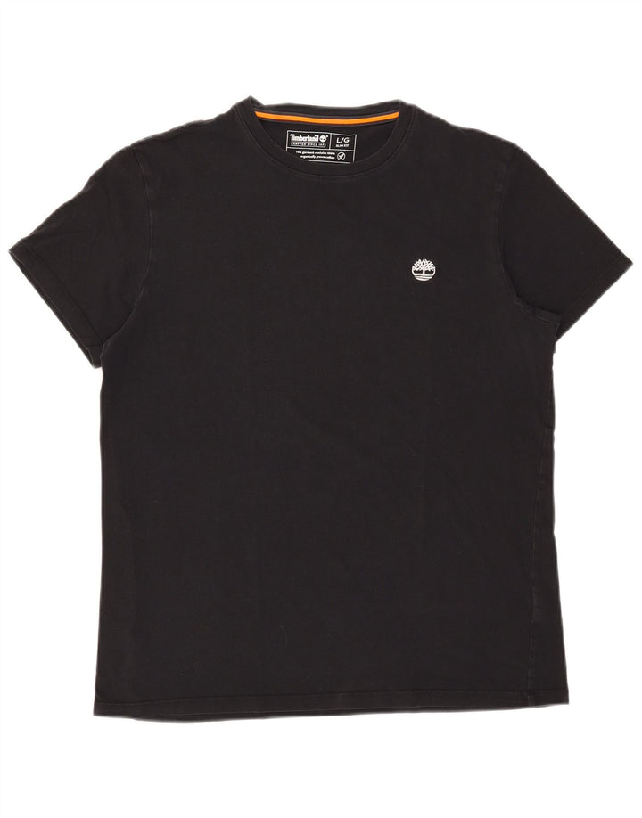 Timberland Mens Slim Fit T-Shirt Top Large Black