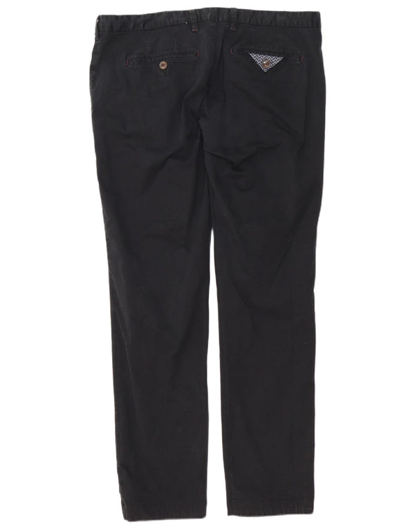 Ted Baker Mens Slim Suit Trousers W38 L34 Black Cotton