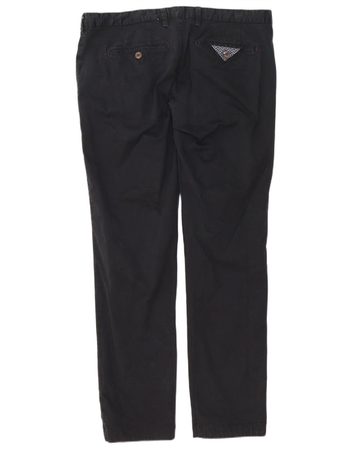 Ted Baker Mens Slim Suit Trousers W38 L34 Black Cotton