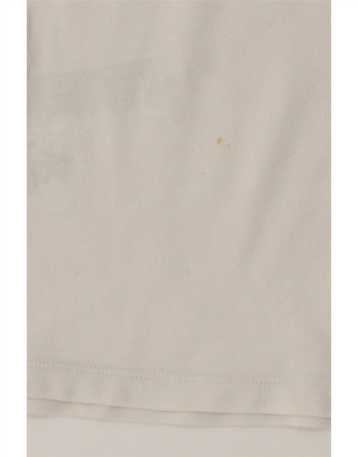 ARMANI EXCHANGE Mens Polo Shirt Small White Cotton Vintage Armani Exchange and Second-Hand Armani Exchange from Messina Hembry 