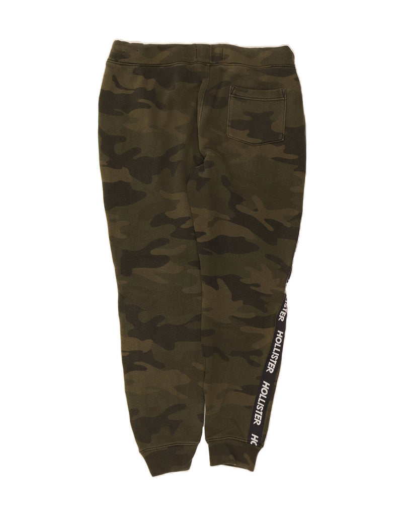 HOLLISTER Womens Tracksuit Trousers Joggers UK 16 Large Khaki Camouflage Vintage Hollister and Second-Hand Hollister from Messina Hembry 