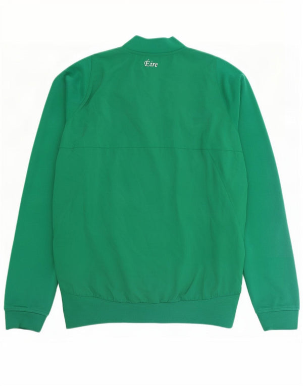 Umbro Mens Ireland Tracksuit Top Jacket Small Green Polyester