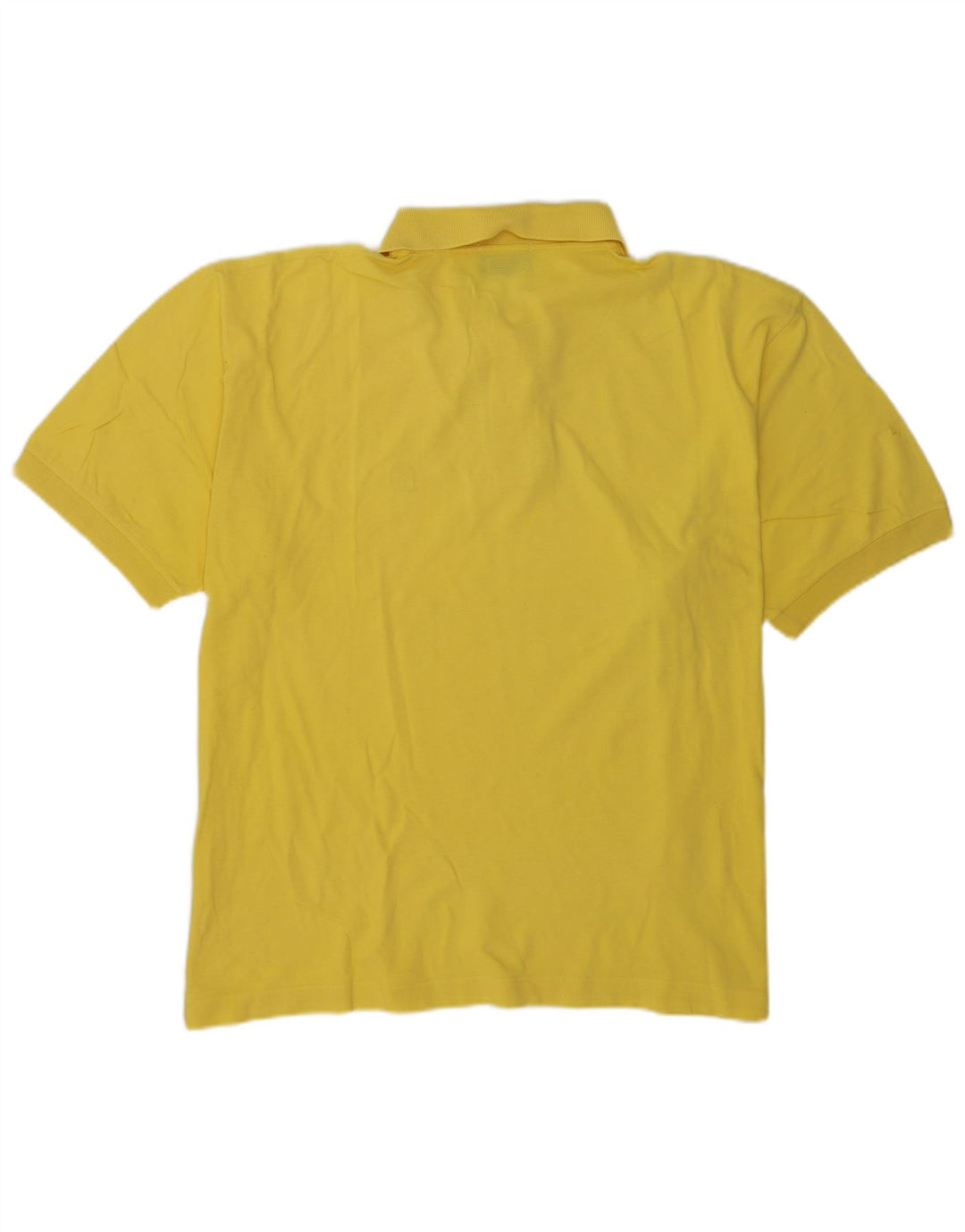 Sergio Tacchini Mens Polo Shirt 2XL Yellow Cotton