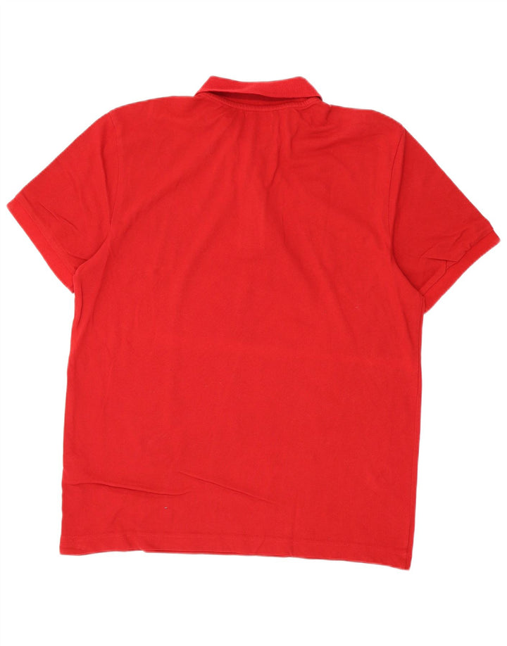 Kappa Mens Polo Shirt XL Red Cotton