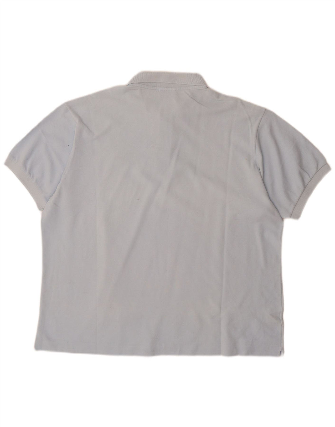 LACOSTE Mens Polo Shirt Size 7 2XL Blue Cotton
