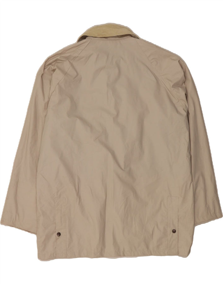 ROBERTA DI CAMERINO Mens Utility Jacket UK 42 XL Beige PVC Vintage Roberta di Camerino and Second-Hand Roberta di Camerino from Messina Hembry 