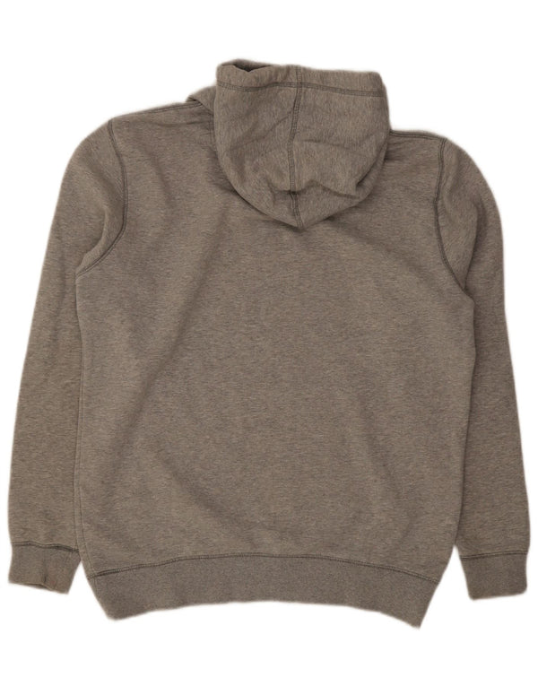 Jack Wills Mens Graphic Hoodie Jumper Small Grey Cotton