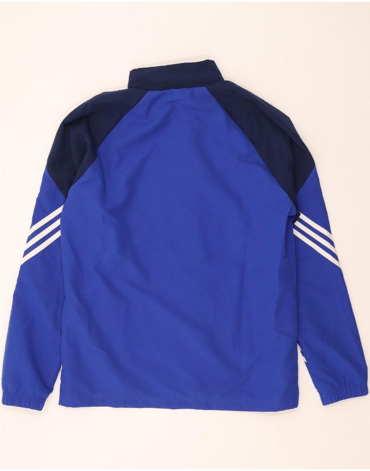 ADIDAS Mens Tracksuit Top Jacket Large Blue Colourblock Polyester Vintage Adidas and Second-Hand Adidas from Messina Hembry 