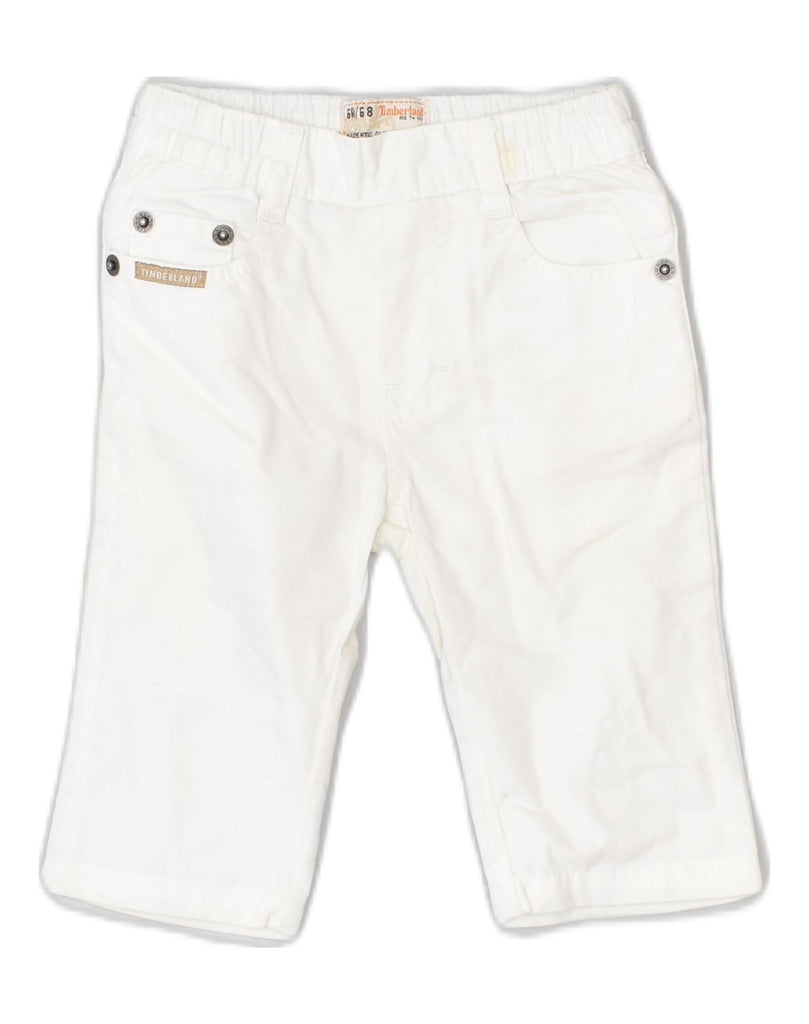 TIMBERLAND Baby Boys Casual Trousers 3-6 Months W16 L7 White Cotton | Vintage | Thrift | Second-Hand | Used Clothing | Messina Hembry 