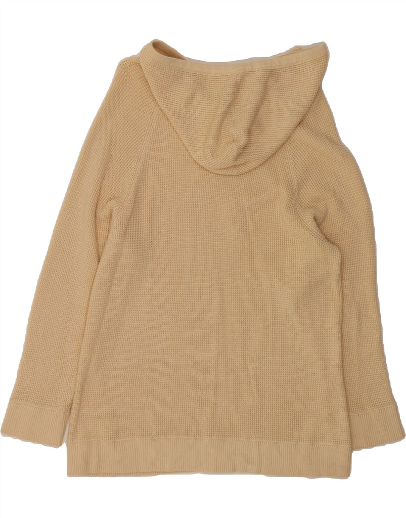 MICHAEL KORS Womens Hooded Jumper Sweater UK 18 XL Beige Cotton Vintage Michael Kors and Second-Hand Michael Kors from Messina Hembry 