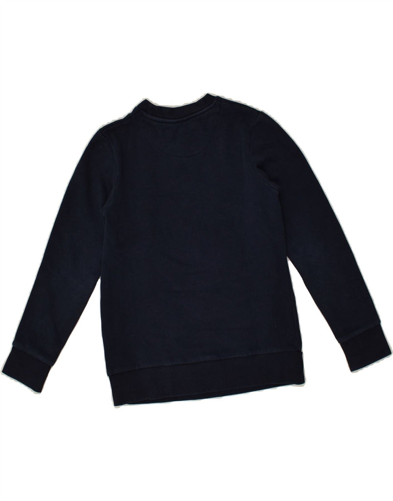 JACK & JONES Boys Graphic Sweatshirt Jumper 9-10 Years Navy Blue Cotton | Vintage Jack & Jones | Thrift | Second-Hand Jack & Jones | Used Clothing | Messina Hembry 