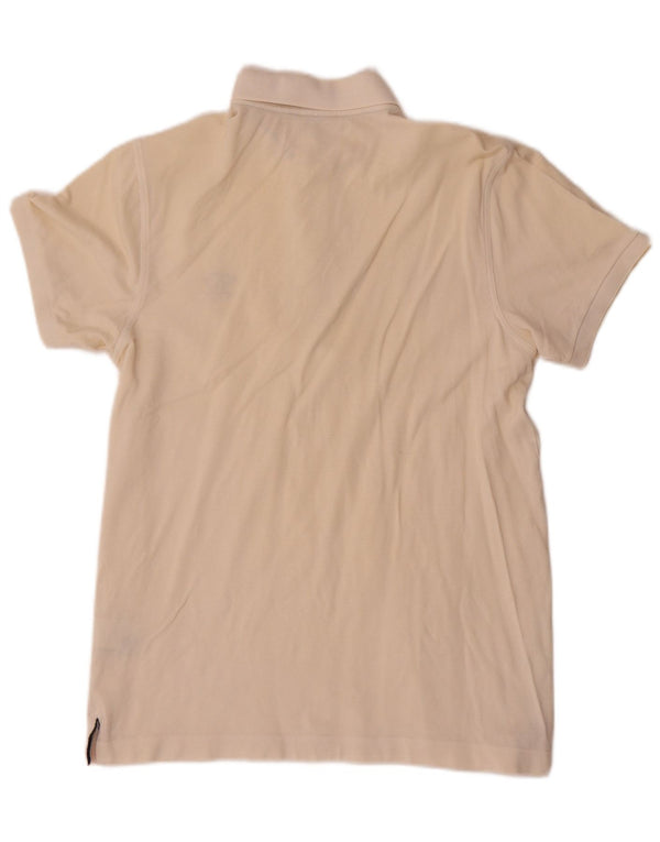 Paul & Shark Mens Yachting Polo Shirt Large Beige Cotton