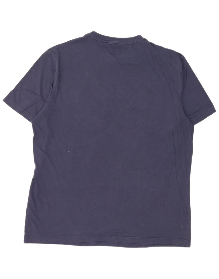 Penguin Mens Graphic T-Shirt Top 2XL Navy Blue Cotton