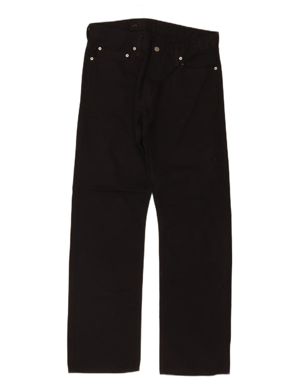 Levi's Mens 514 Straight Casual Trousers W34 L32 Black Cotton