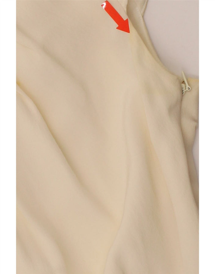 LIU JO Womens A-Line Dress IT 40 Small White Colourblock Cotton Vintage Liu Jo and Second-Hand Liu Jo from Messina Hembry 