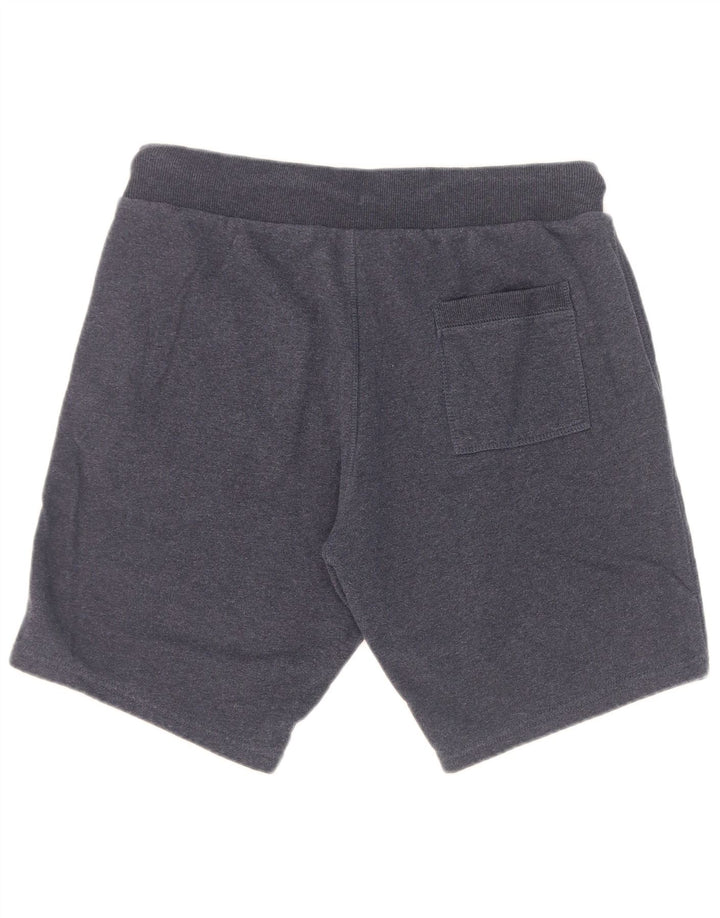 Superdry Mens Sport Shorts Large Navy Blue Cotton