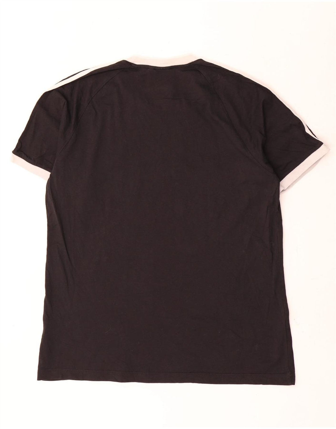 Adidas Mens T-Shirt Top XL Black Cotton