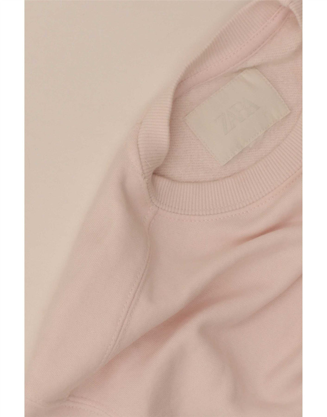 Zara Girls Sweatshirt Jumper 7-8 Years Pink